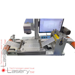 Znakowarka laserowa UV 3W do etykiet z podajnikiem rolowym
