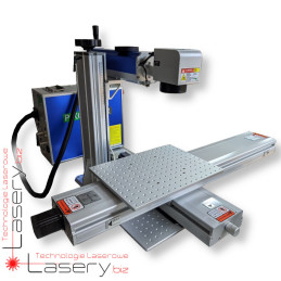 Znakowarka laserowa fibrowa PiXO laser 20W ze stołem przesuwnym