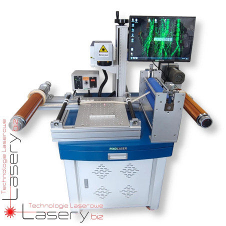 Znakowarka laserowa UV 3W do etykiet z podajnikiem rolowym