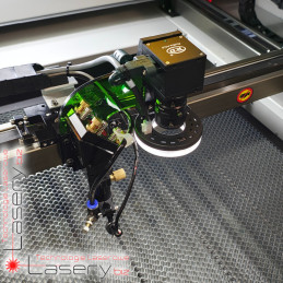 Ploter laserowy CO₂ do naszywek z kamerą CCD 90x60cm RUIDA 80W