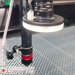 Ploter laserowy CO₂ do naszywek z kamerą CCD 90x60cm RUIDA 80W