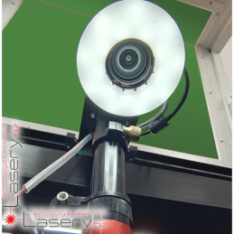 Ploter laserowy CO₂ do naszywek z kamerą CCD 90x60cm RUIDA 80W