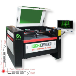 Ploter laserowy CO₂ do naszywek z kamerą CCD 90x60cm RUIDA 80W