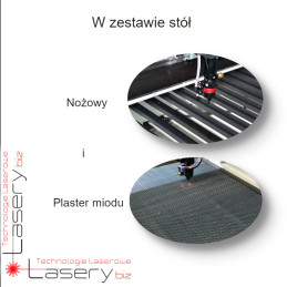 Ploter laserowy CO₂ RECI 130x100cm RUIDA 100W 120/150/180W