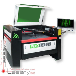 Ploter laserowy CO₂  PiXO Laser 90x60cm RUIDA 80W podwójny Infinity