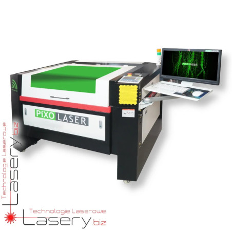 Ploter laserowy CO₂  PiXO Laser 90x60cm RUIDA 80W podwójny Infinity