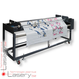 Dwugłowicowy ploter laserowy CO₂ 160cm do tkanin z podajnikiem i SCCD