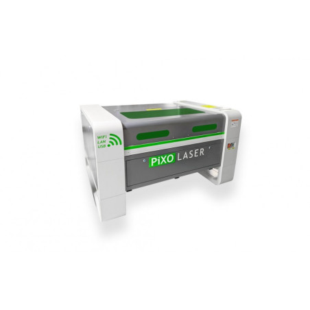 Ploter laserowy grawerująco tnący CO₂ PiXO Laser 90x60cm M2 60W