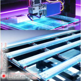 Laser do luster z możliwością usuwania podlewu i matowania MOPA 120W