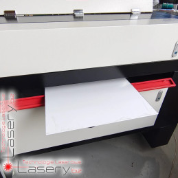 Ploter laserowy CO₂ do naszywek z kamerą SCCD 90x60cm RUIDA 80W