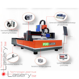 Laser do luster z możliwością usuwania podlewu i matowania MOPA 120W
