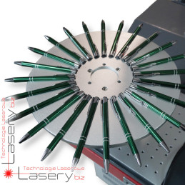 Znakowarka laserowa UV 3, 5, 10 lub 20W ze stolikiem i podajnikiem długopisów
