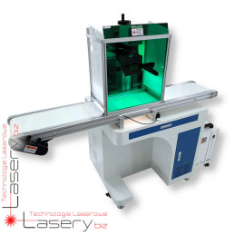 Znakowarka laserowa UV 5W z podajnikiem i kamerą pozycjonującą