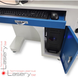 Znakowarka laserowa UV 5W z podajnikiem i kamerą pozycjonującą