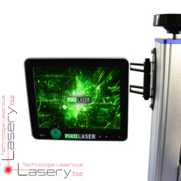 Znakowarka laserowa fibrowa do detali PiXO Laser 20W z podajnikiem