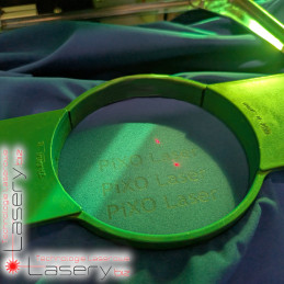 Znakowarka laserowa CO₂ do tkanin PiXO Laser GALVO RF 35W w obudowie Tower