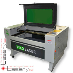 Ploter laserowy grawerująco tnący CO₂ PiXO Laser 90x60cm RUIDA 80W