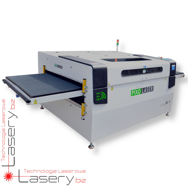 Ploter laserowy dwublatowy CO₂ PiXO Laser 160x120cm 100W