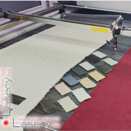Jednogłowicowy ploter laserowy CO₂ 160cm do tkanin z podajnikiem i SCCD