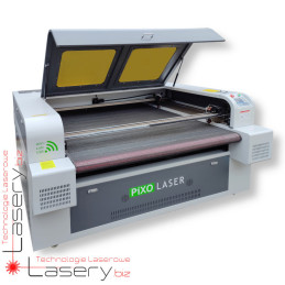 Dwugłowicowy ploter laserowy CO₂ 160cm do tkanin z podajnikiem i SCCD