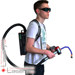 Plecakowy laser do czyszczenia 100W MAX