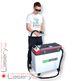 Impulsowy laser czyszczący ze źródłem typu Fiber Laser MOPA  JPT