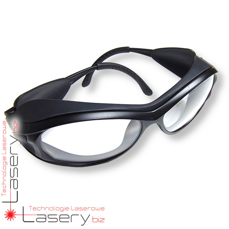 Okulary ochronne białe 9000-12000nm laser CO₂