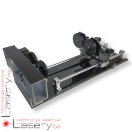 Przystawka rotacyjna do ploterów grawerujących z regulowaną osią