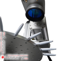 Znakowarka laserowa Fiber 20W z podajnikiem obrotowym do długopisów