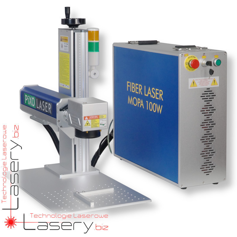 Znakowarka fibrowa 100W MOPA 110x110mm PiXo Laser ZNFL100