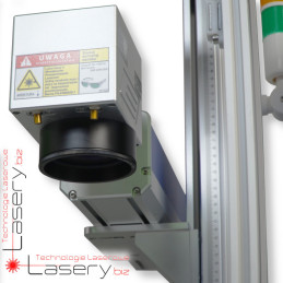 Znakowarka fibrowa PiXo Laser ze stolikiem, pochłaniaczem i osłoną