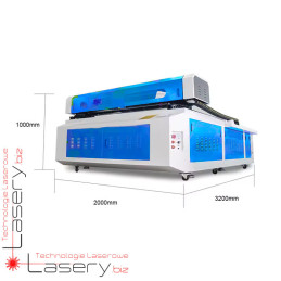 Ploter laserowy wielkoformatowy CO₂ PiXO Laser 250x130cm RUIDA PLCO2513RD